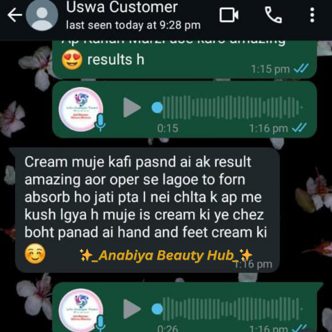 SCS Hand and Foot Cream by Anabiya Beauty Hub Pakistan  For Dry & Cracked Skin