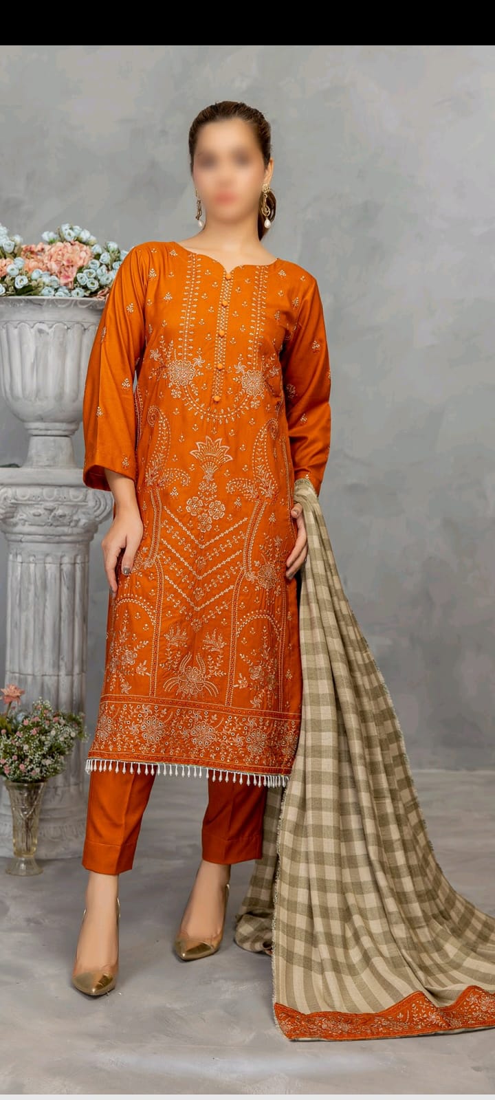 Winter Collection Dhanak 3pc