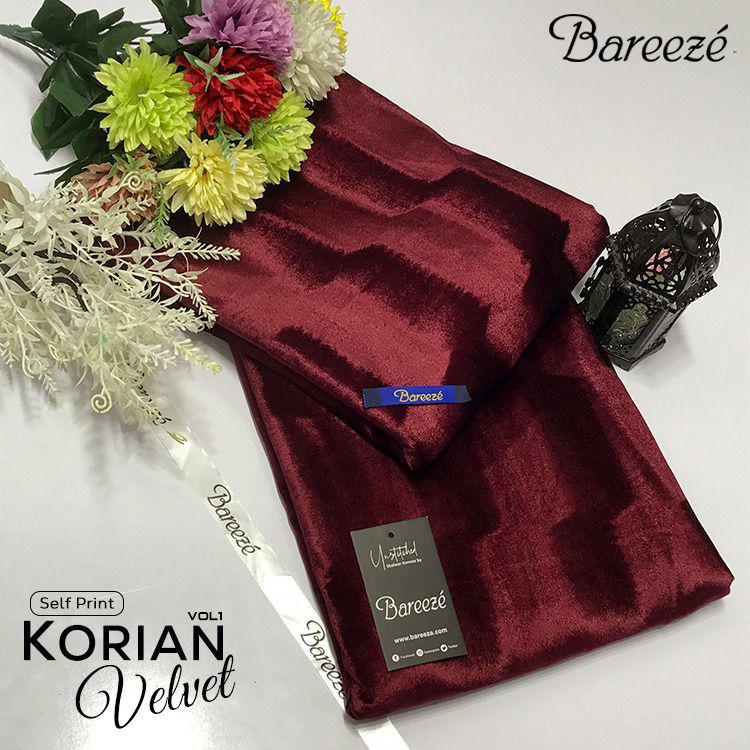 Korean Velvet 2pc