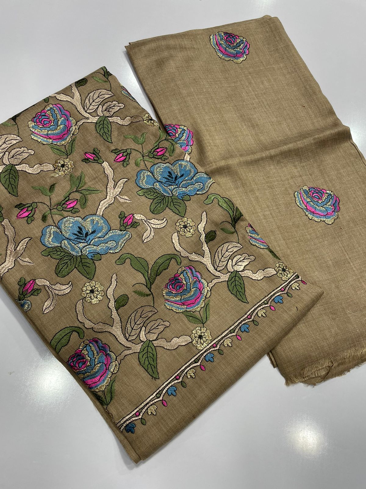 Gulabkar Pashmina 3pc