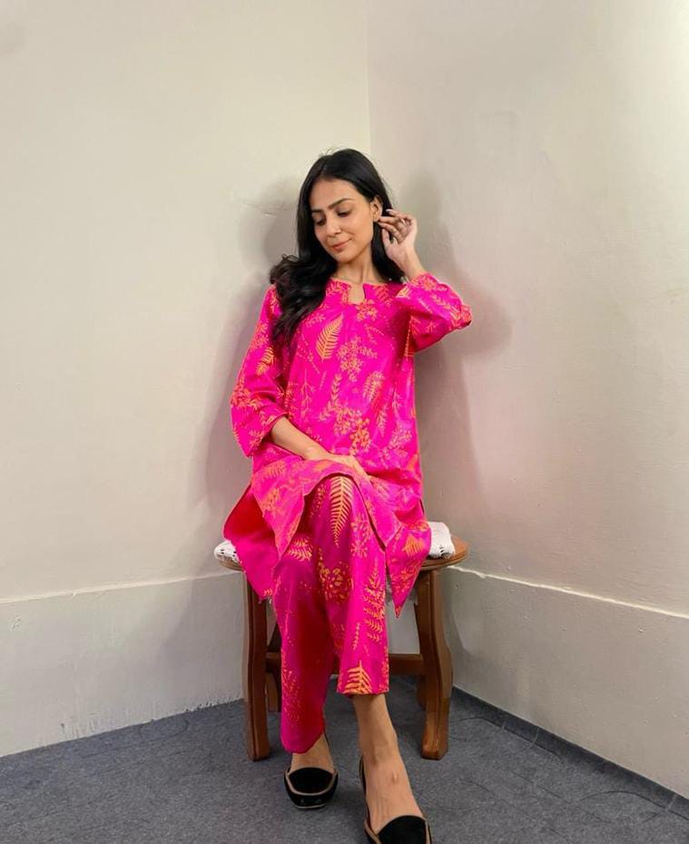 Women's 2pcs stiched dress