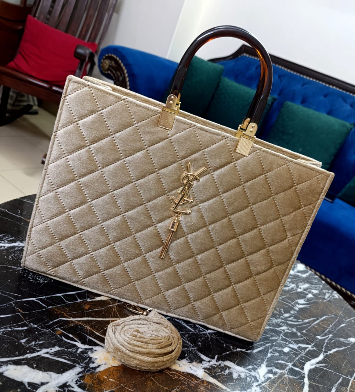 High quality  Vsl velvet bag