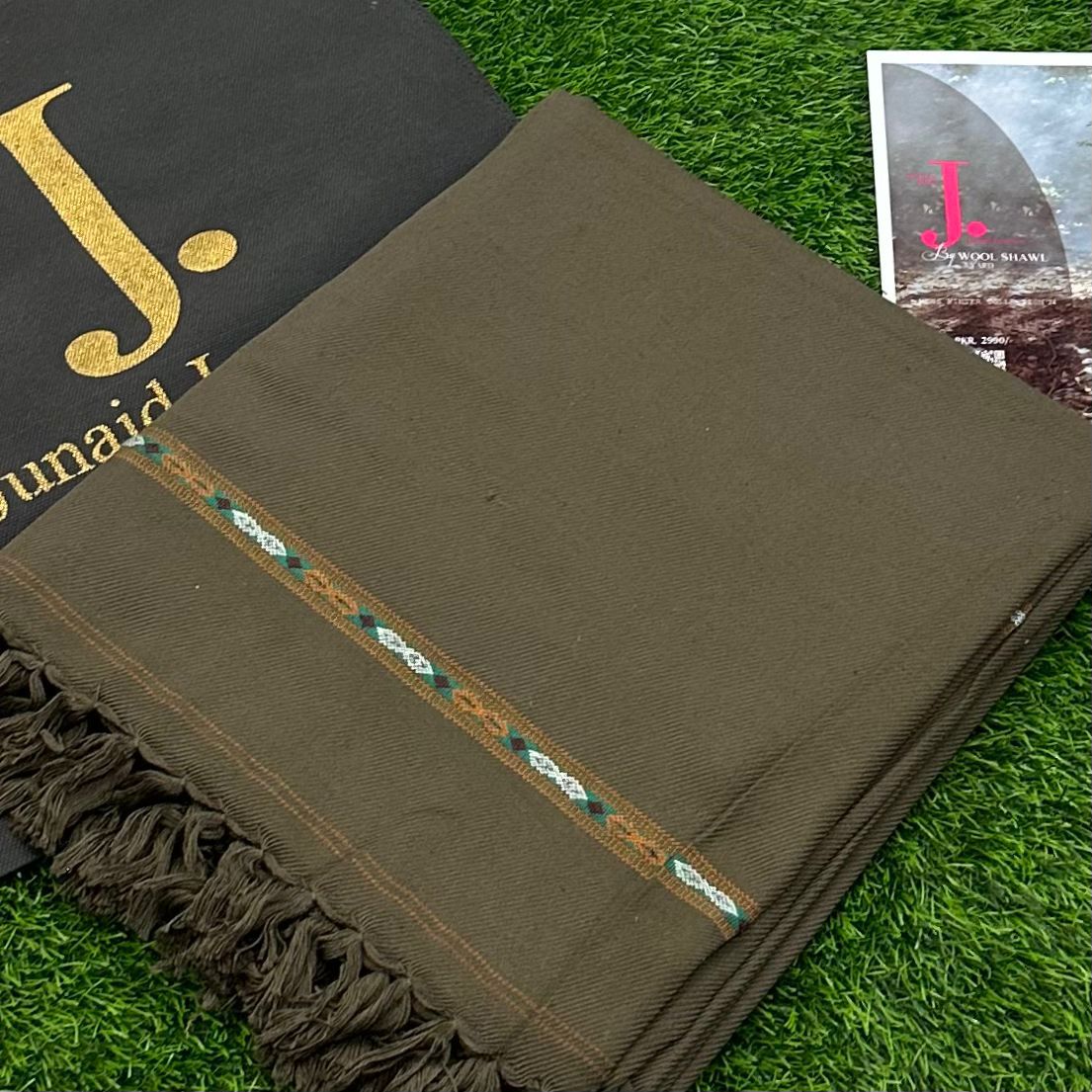 J. #JunaidJamshed  PURE WHOL SHAWL  MENS WEAR  WITH PREMIUM BOX & CARDS PACKING
