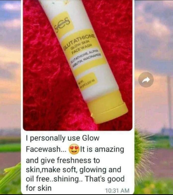 Glow skin face wash