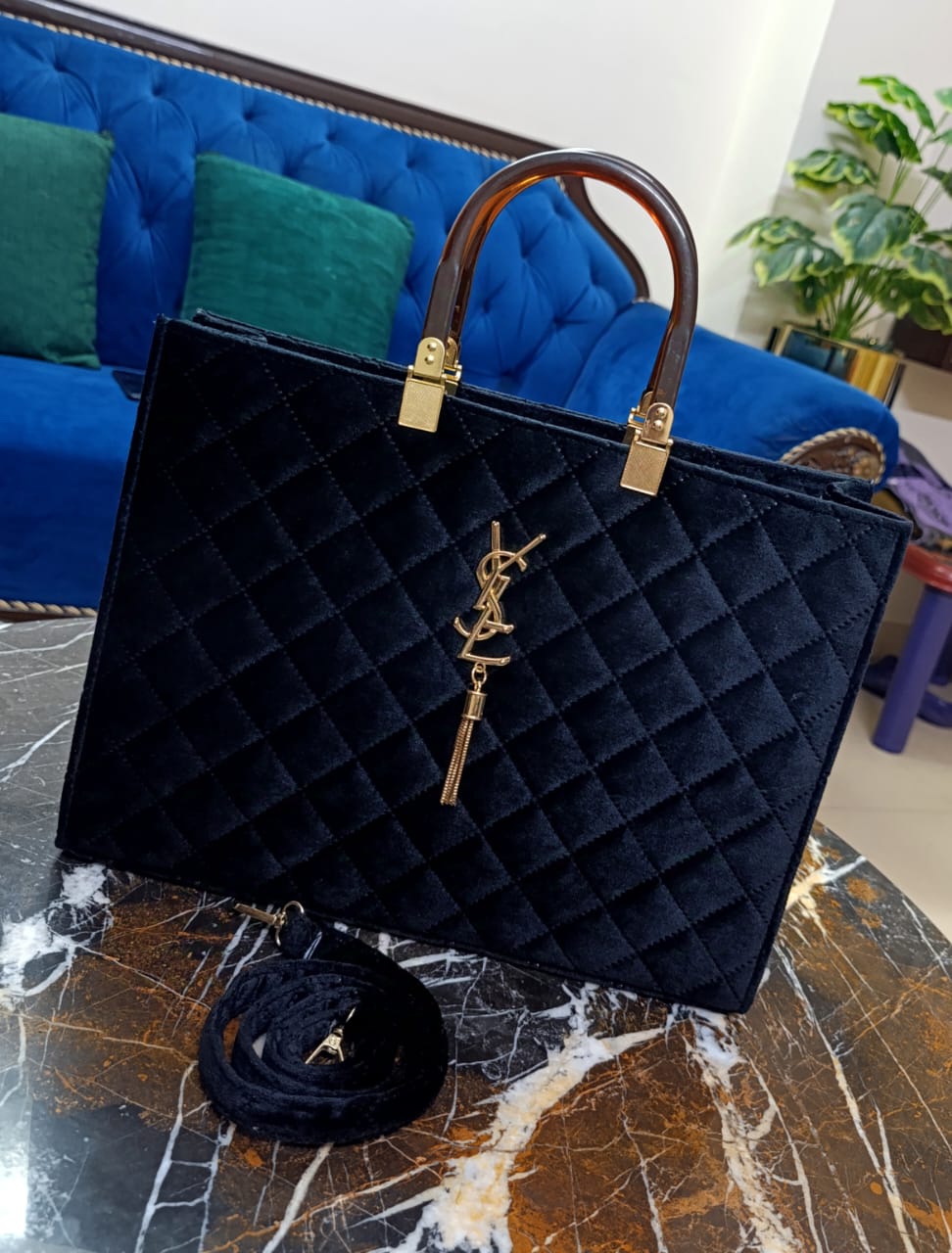 High quality  Vsl velvet bag