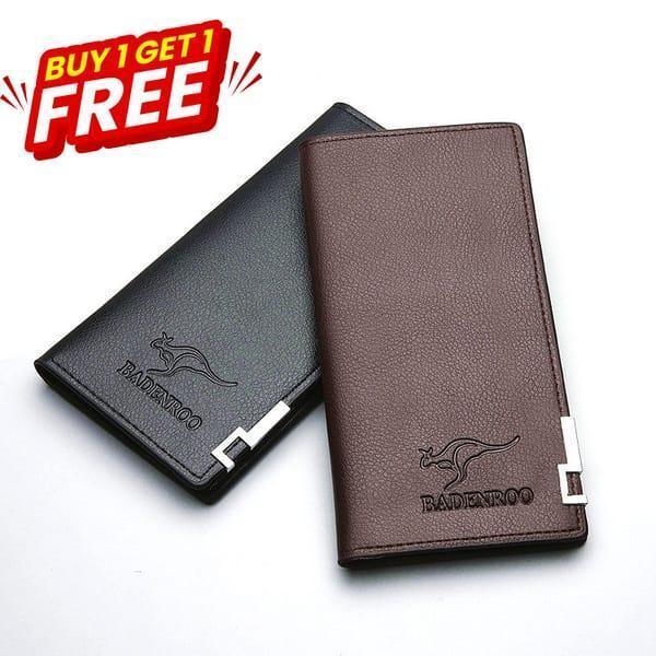 Men's leather Bi_fold wallet