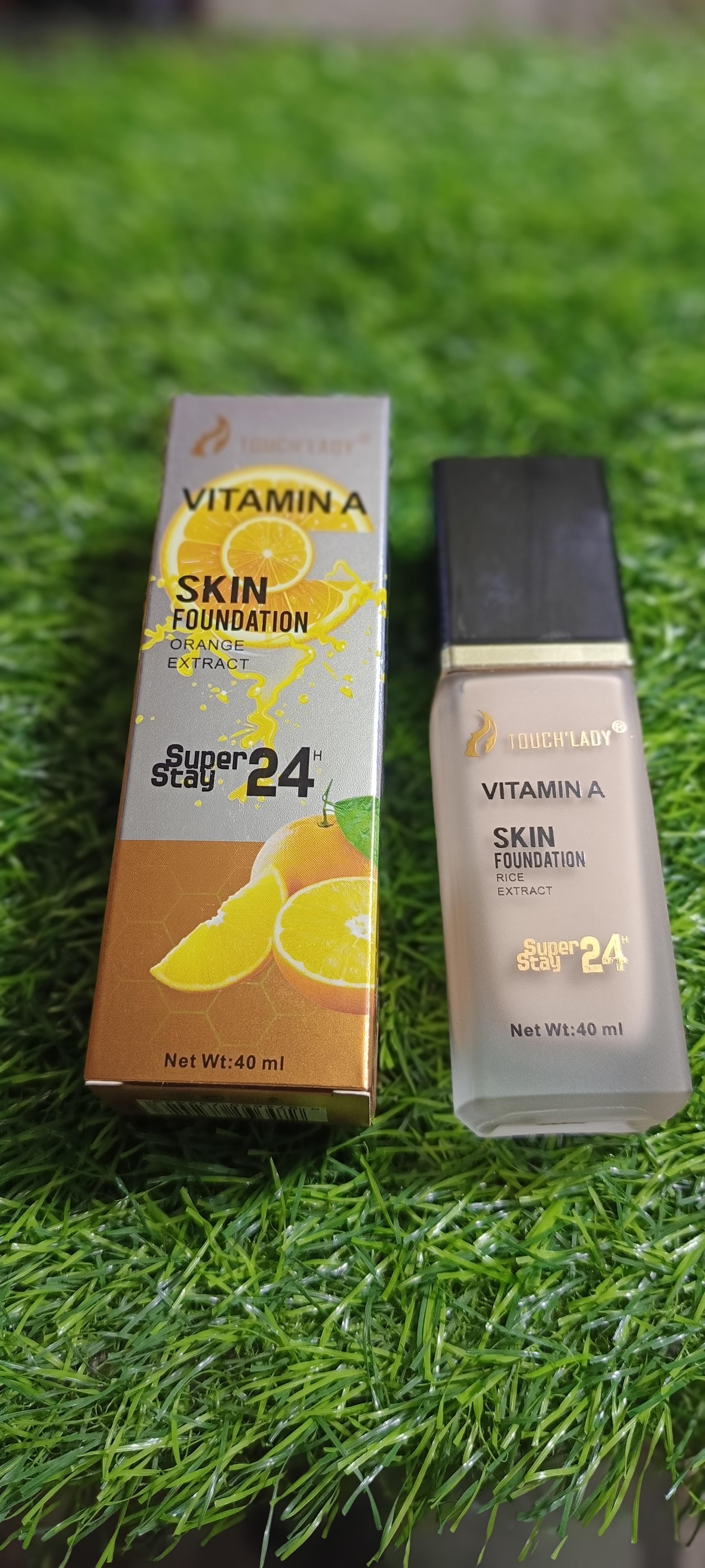 Touch' Lady vitamin a skin foundation orange extract