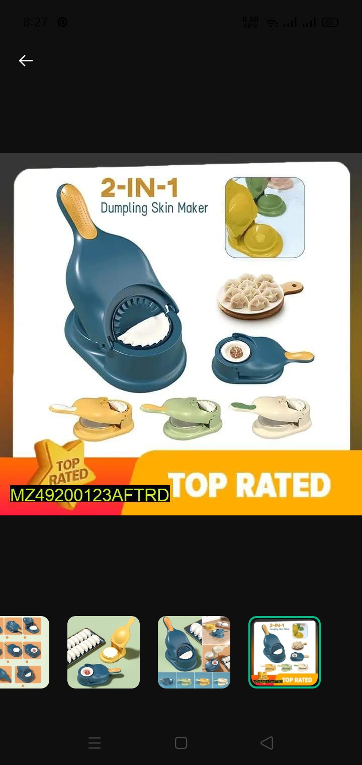 2 in 1 dumpling samosa maker