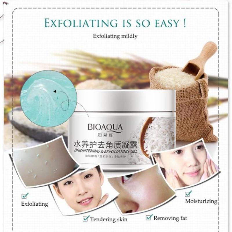 Dead Skin Remover Rice Body Exfoliating Gel, 140g