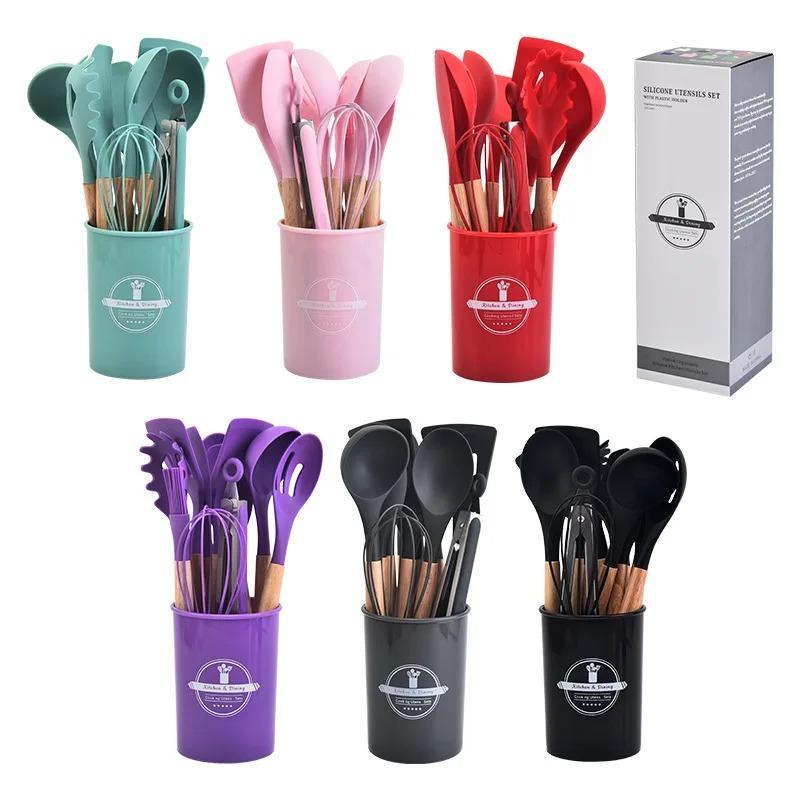 Colourful Silicone Cooking Utensils