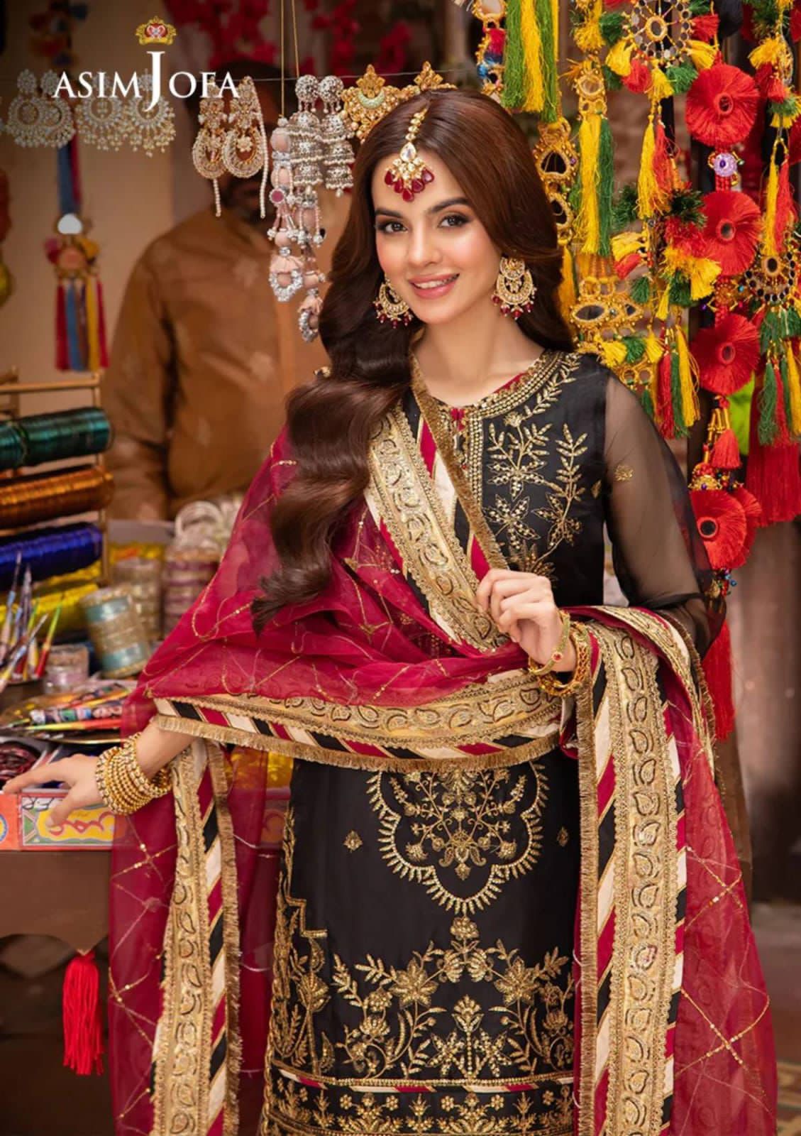 Luxury embroidery 3pieces 1