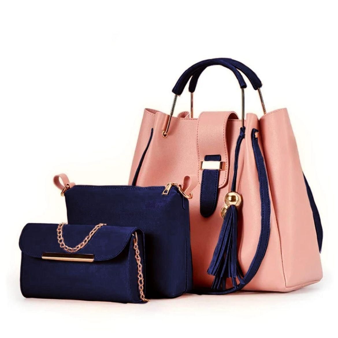 3 PC hand bag set