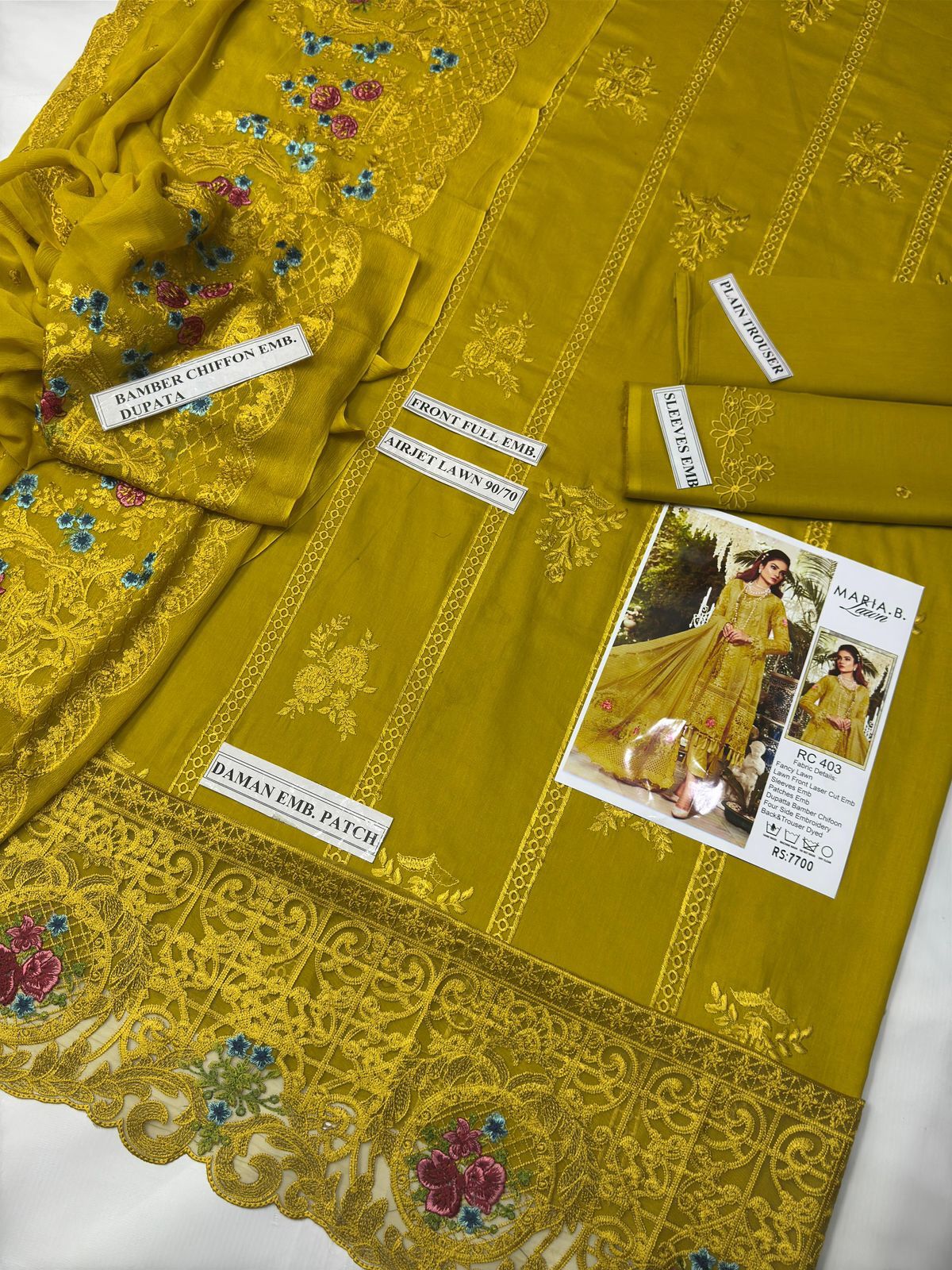 *PRESENTING ZARASHAHJHAN MOST TRENDING NOW AVAILABLE*   *New Arrival Special Eid Collection* Fabric 3