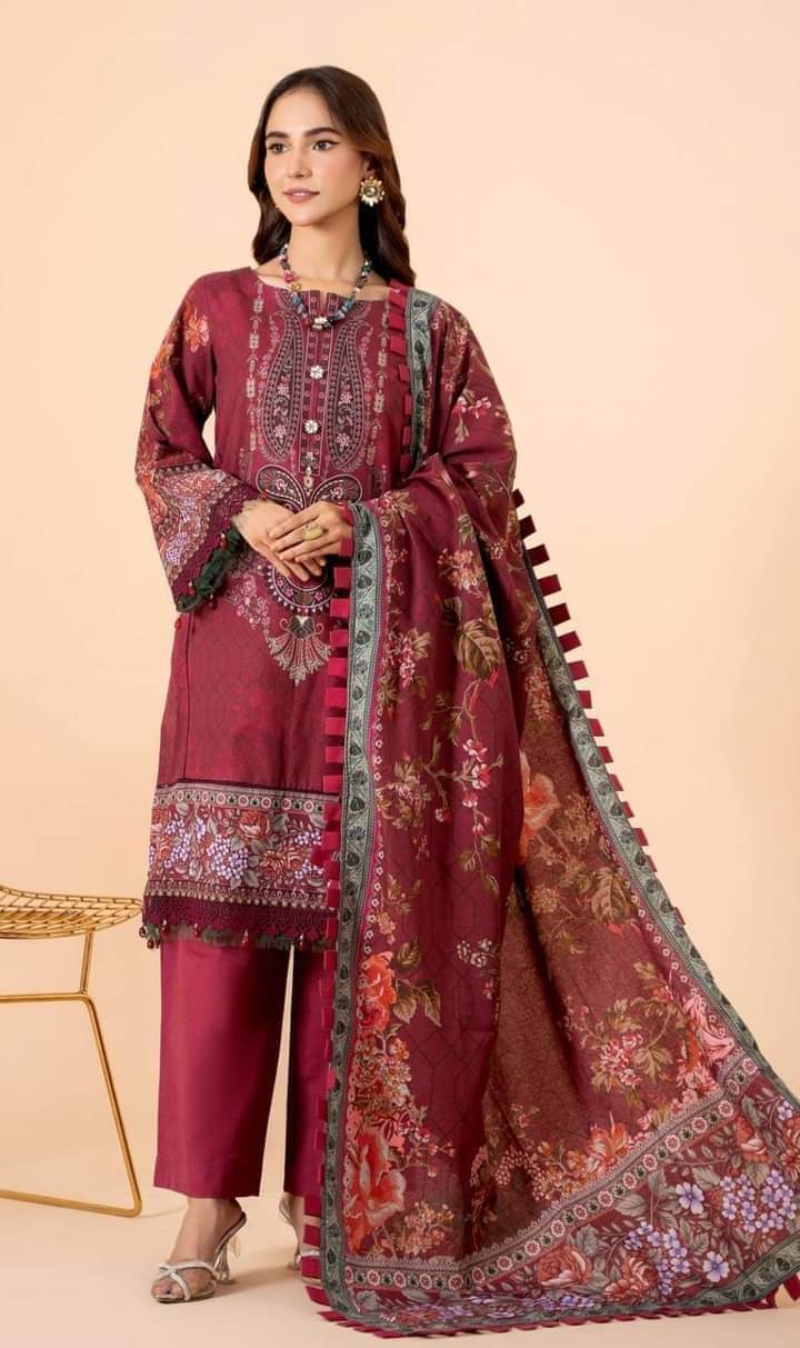 SOFT KHADDAR  dress