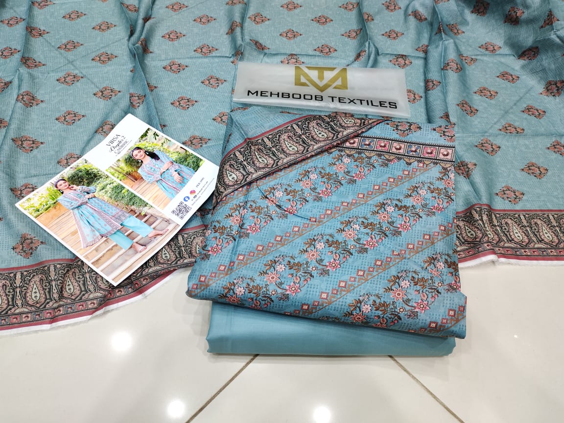 *VIRSA*    * Mehboob textile 3 piece suit *