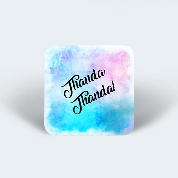 Customized tea coaster