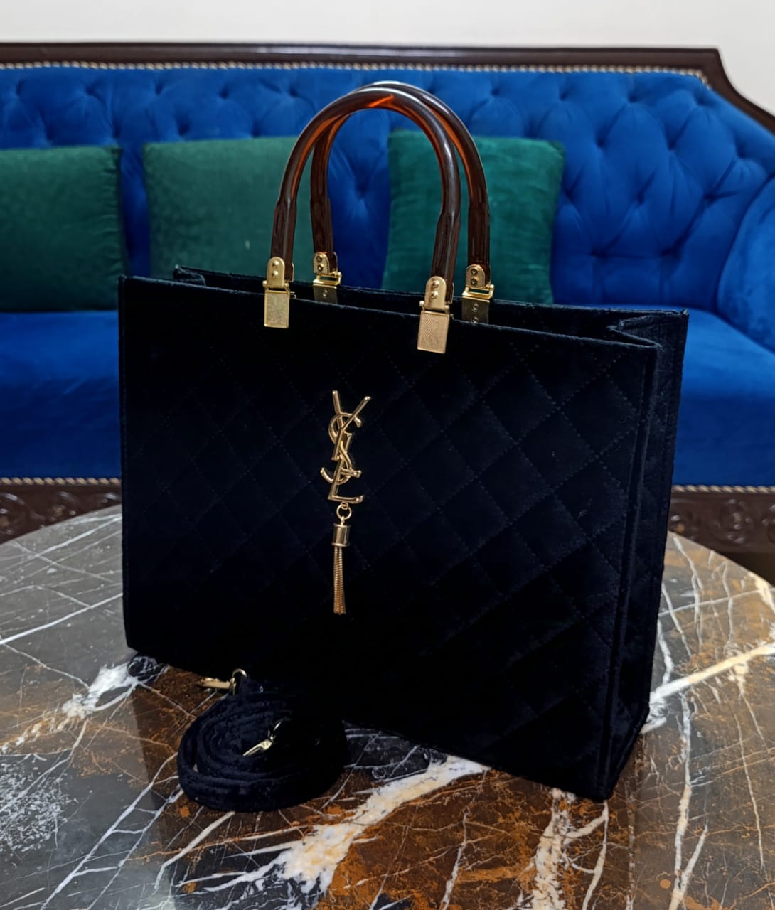 High quality  Vsl velvet bag
