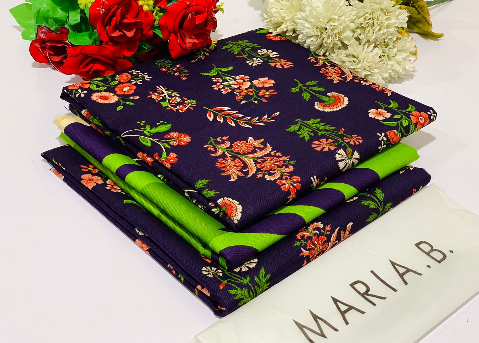 Digital luxury slub kaddar by maria b