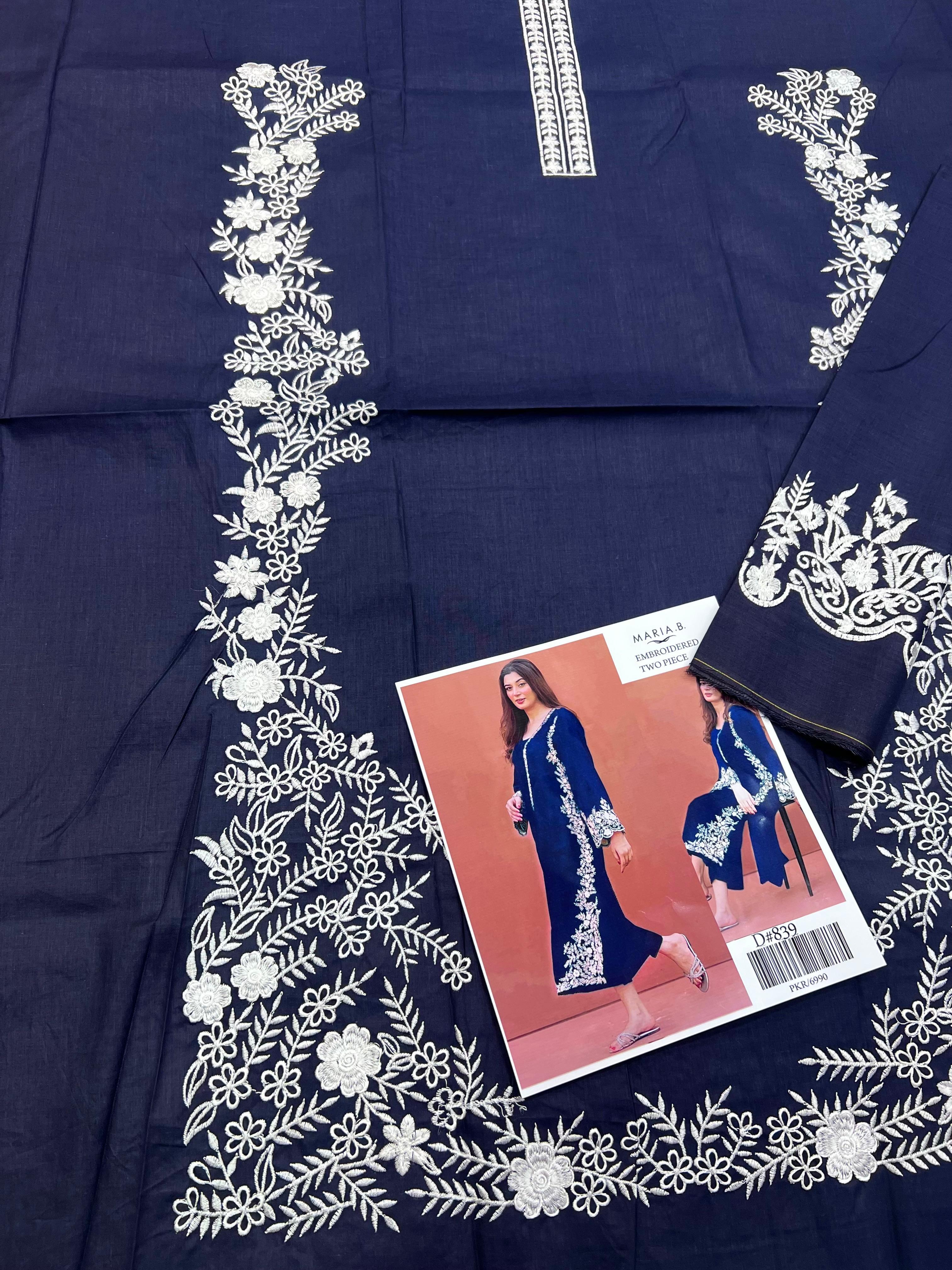 *NAKOOSH BRAND NEW TRENDING ARTICLE*  *Summer Collection 2025* Fabric 3PC *Lawn*   _Front full embro