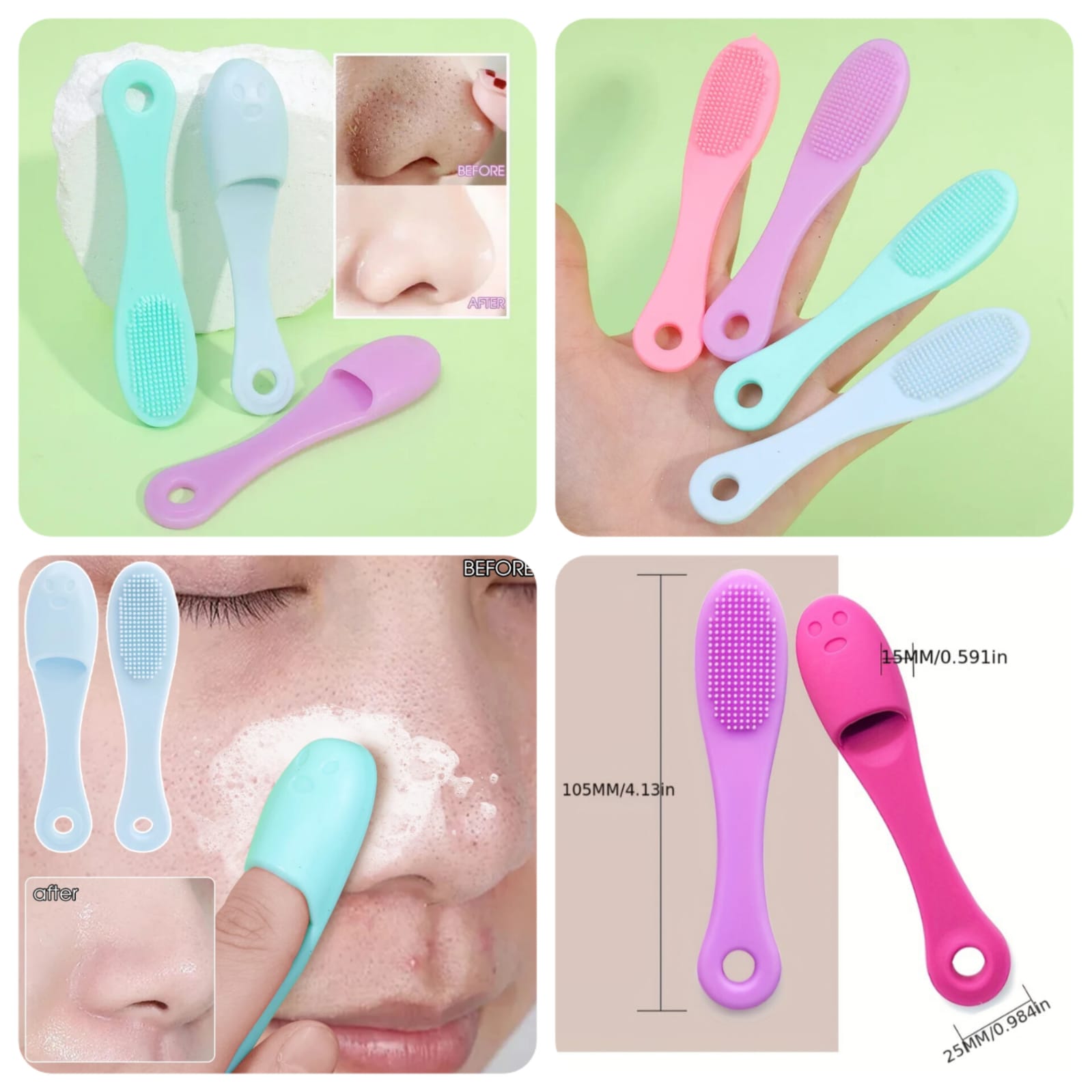 Nose silicone Brush