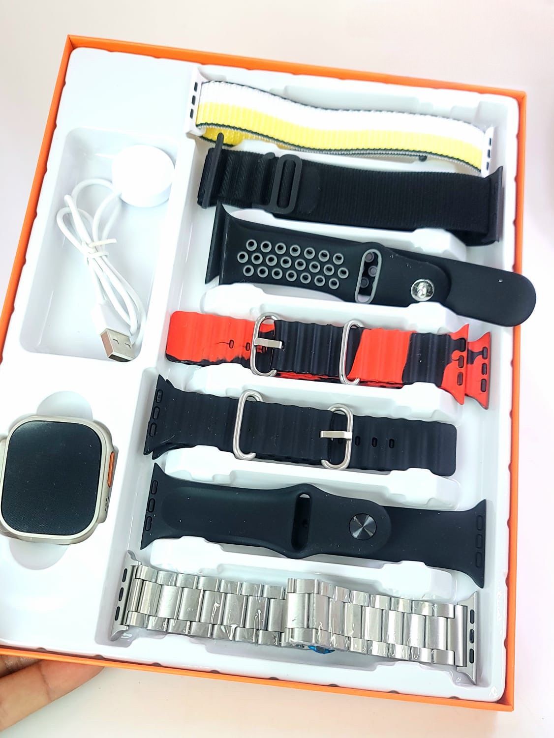 Ultra 7 in 1 Smart Watch Complete Strap Set