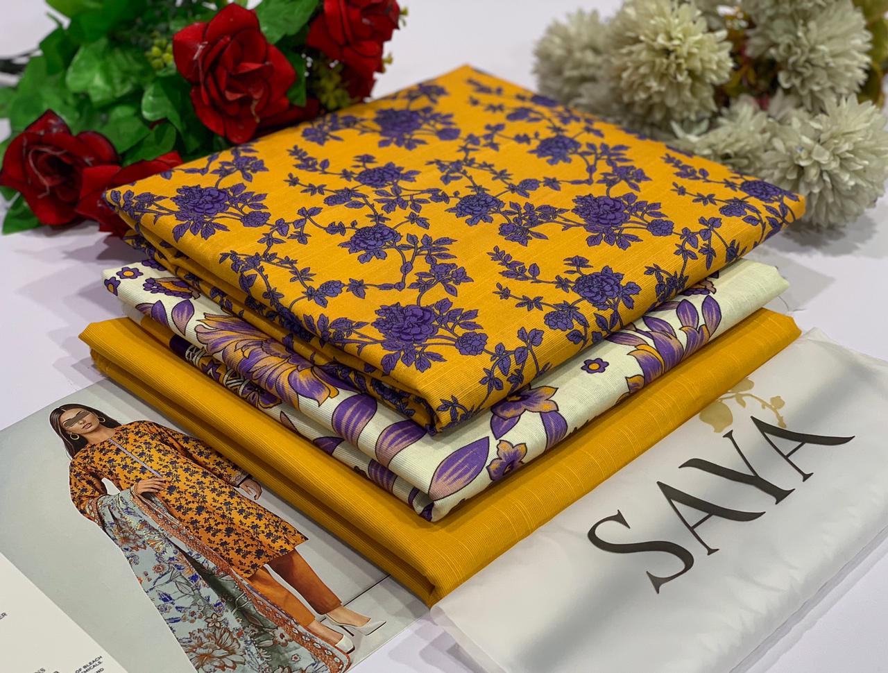 Digital slub kaddar 2pcs by saya