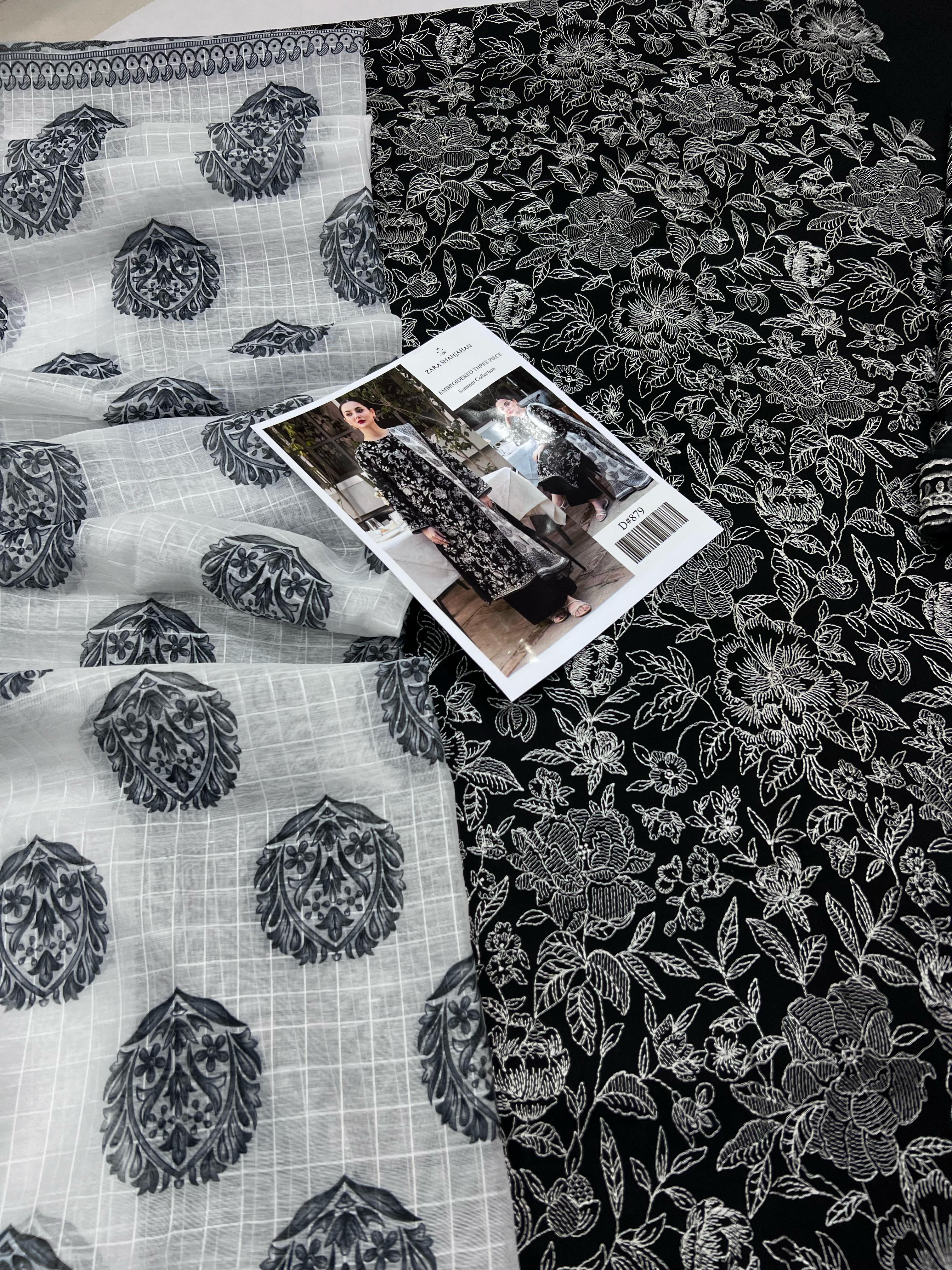 *PRESENTING ZARASHAHJHAN MOST TRENDING NOW AVAILABLE*   *New Arrival Special Eid Collection* Fabric 3