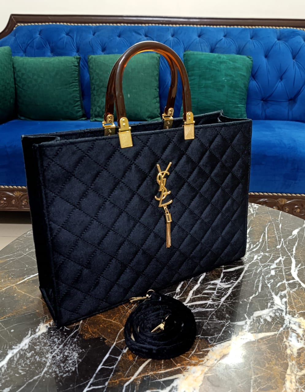 High quality  Vsl velvet bag