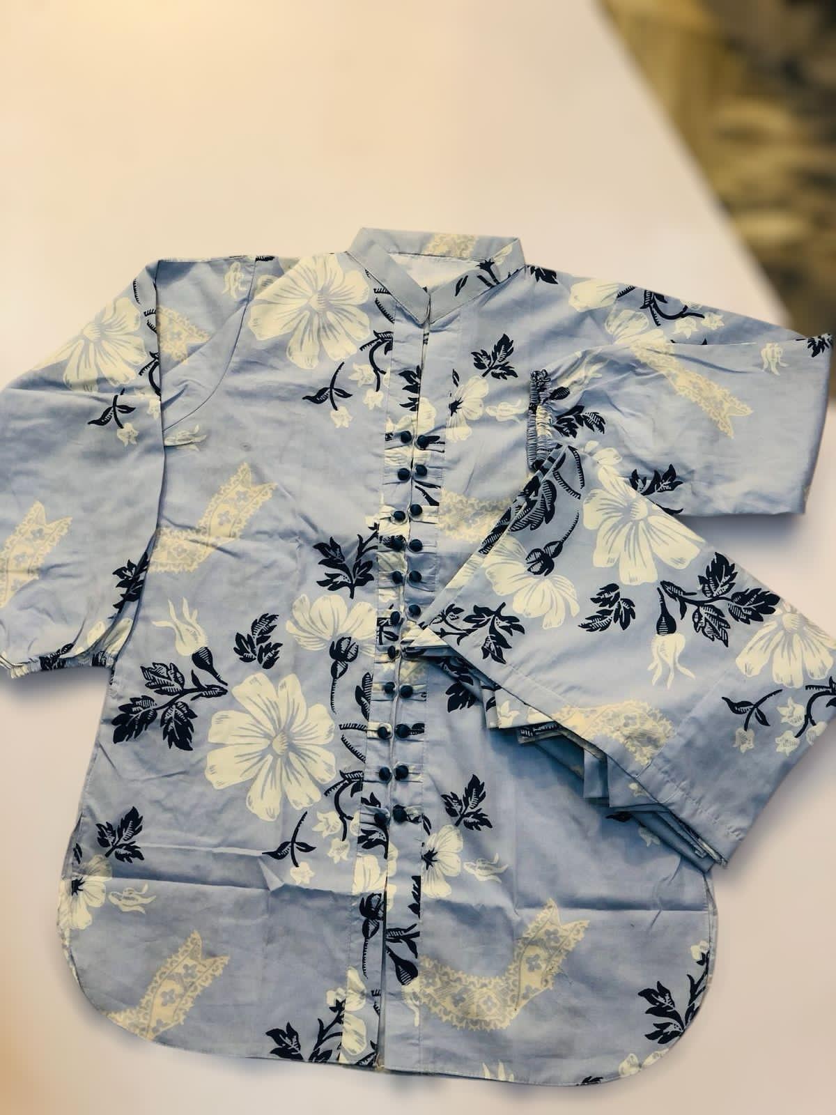 Swiss cotton shirt with Flapper 2pc Dress