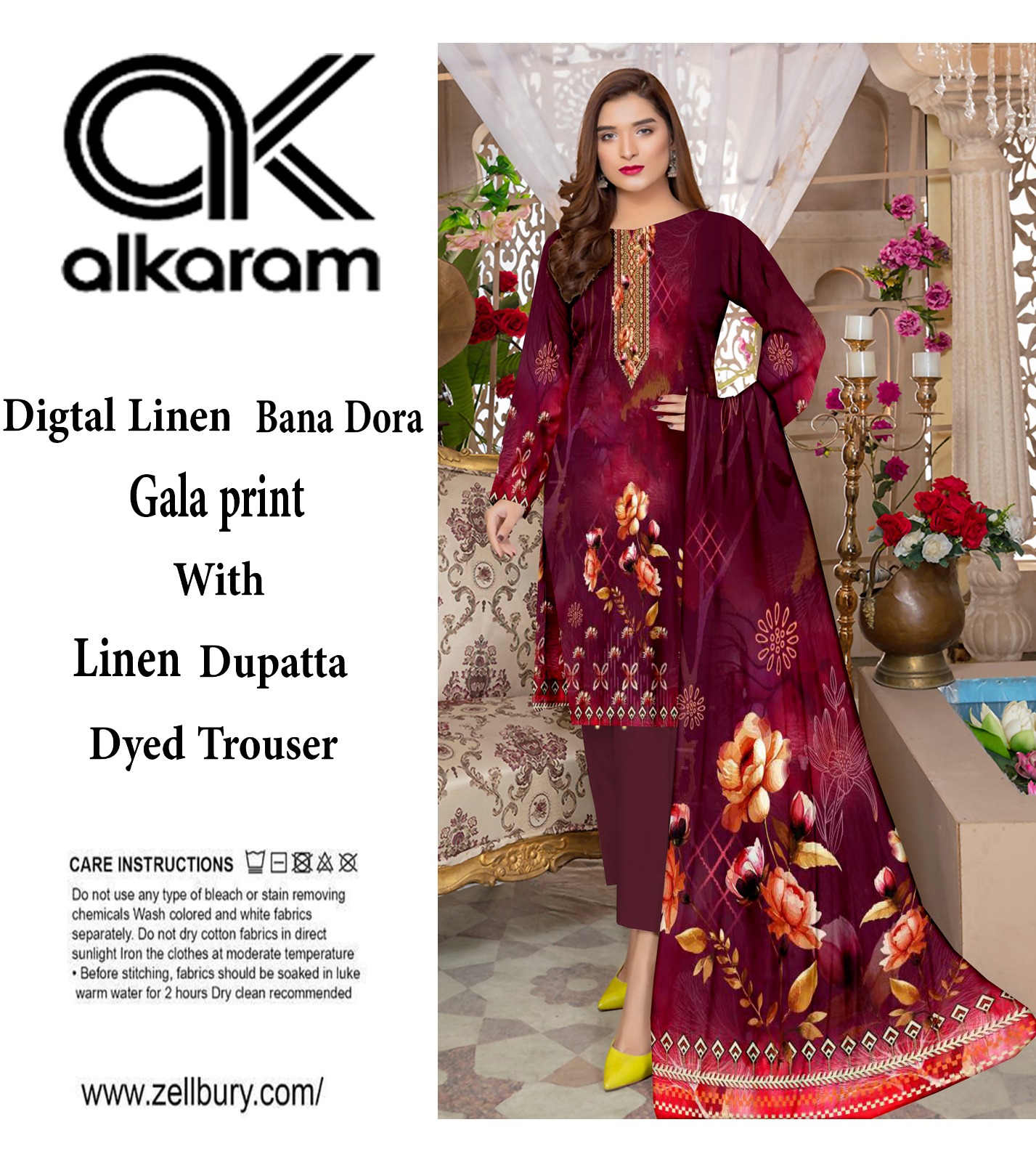 Alkaram studio linen
