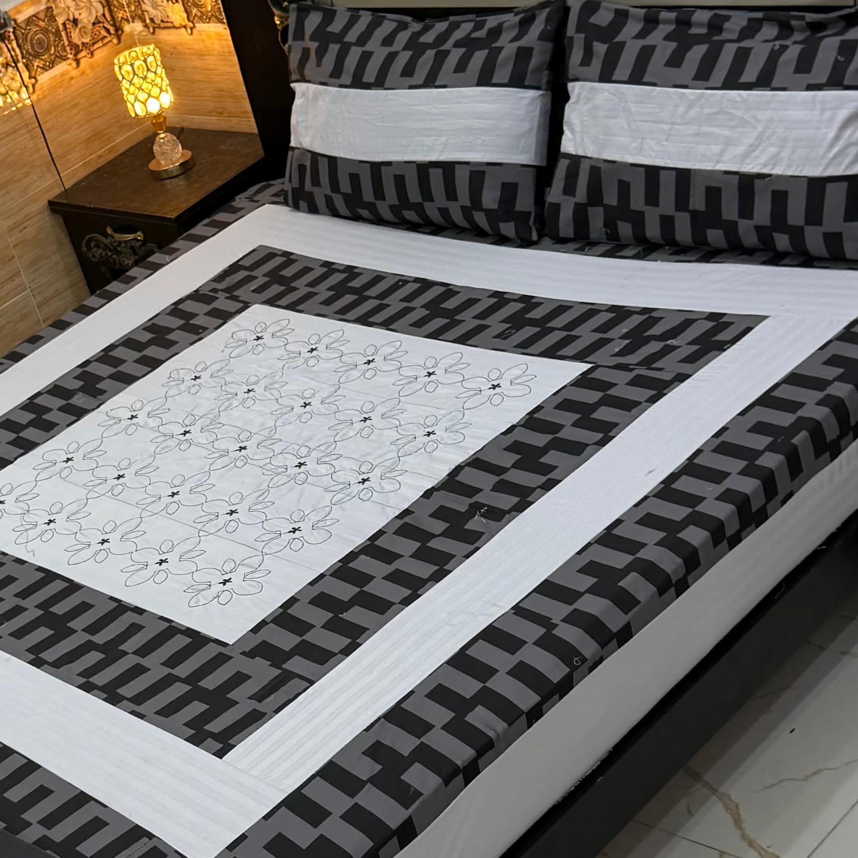 Patch work bed sheets