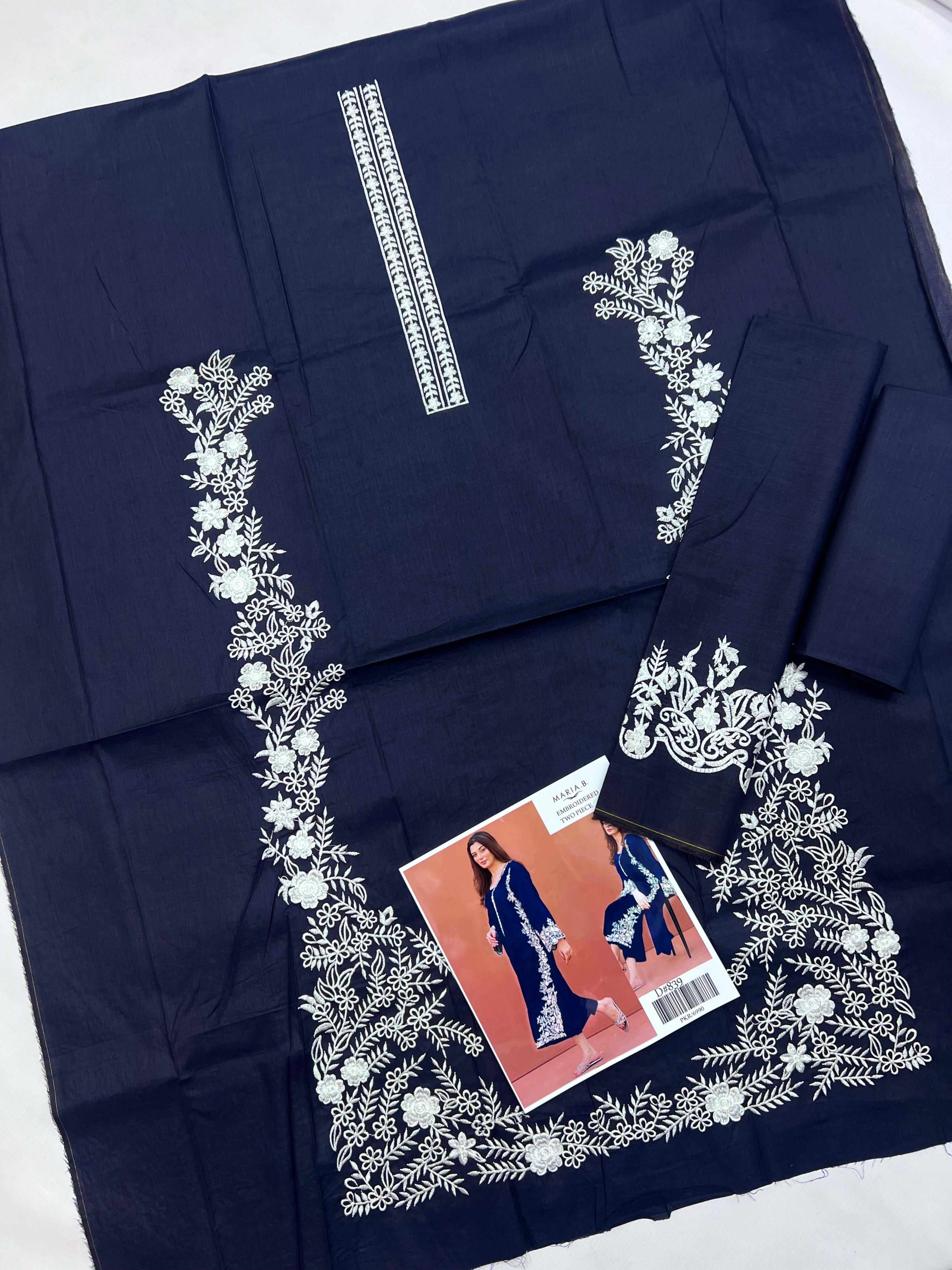 *NAKOOSH BRAND NEW TRENDING ARTICLE*  *Summer Collection 2025* Fabric 3PC *Lawn*   _Front full embro