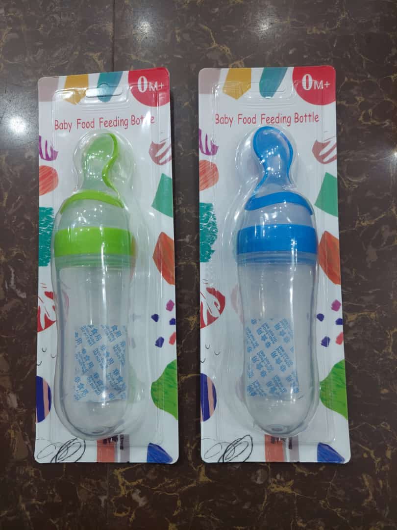 Silicone spoon feeder