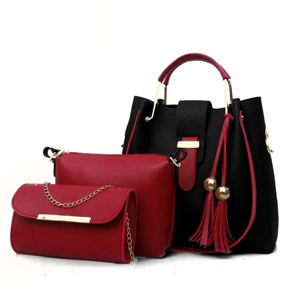 3 PC hand bag set