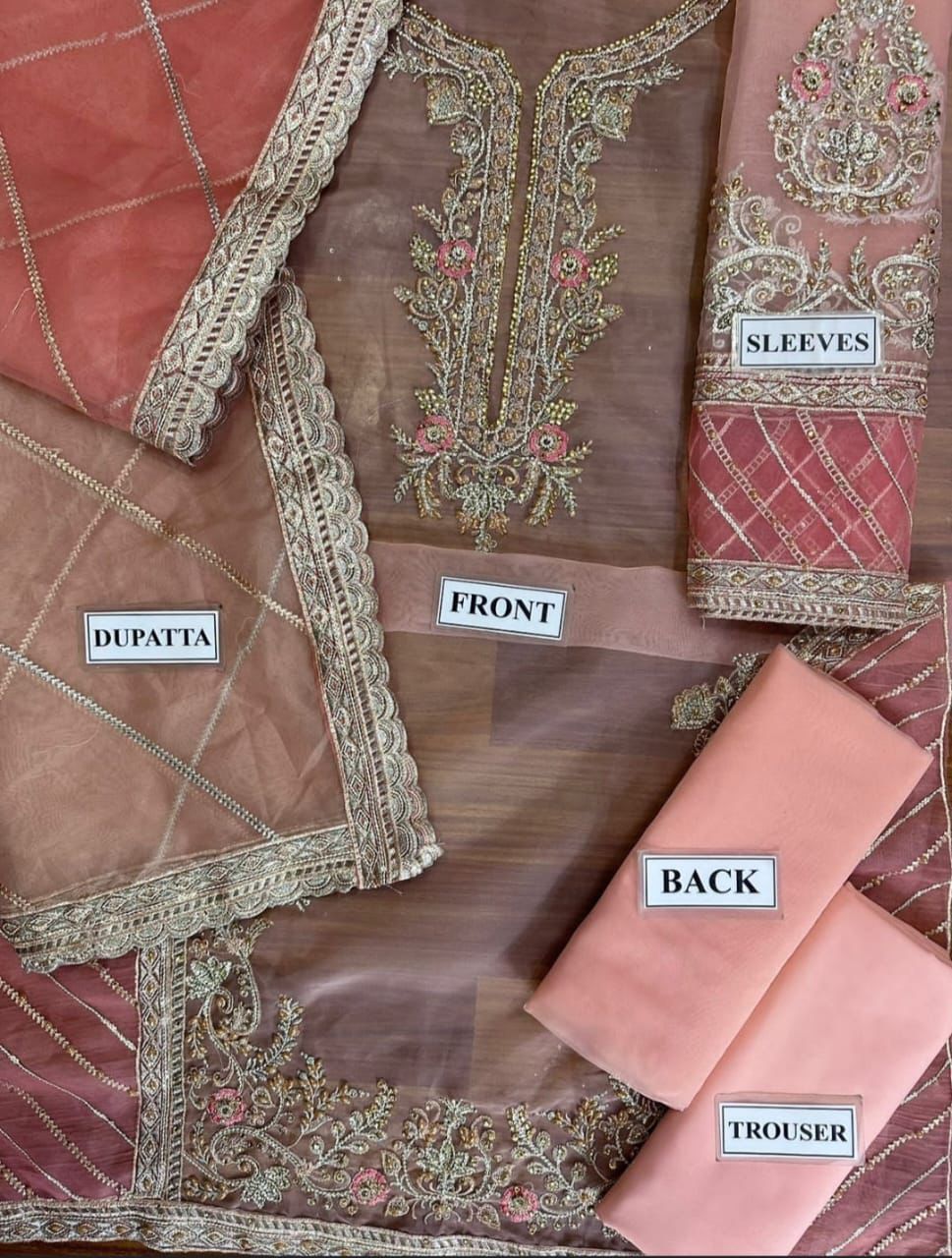 *PRESENTING SARA ROHAIL ASGHAR BRAND LUXURY HIT CODE*  *New Arrival Special Eid Collection* FABRIC 3