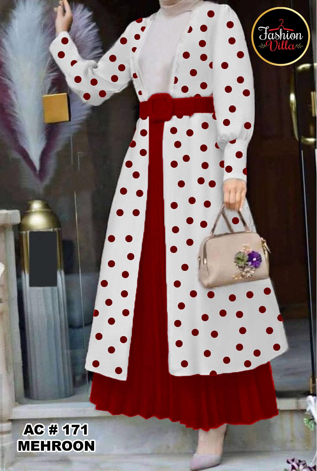 Polka Dot long Dress