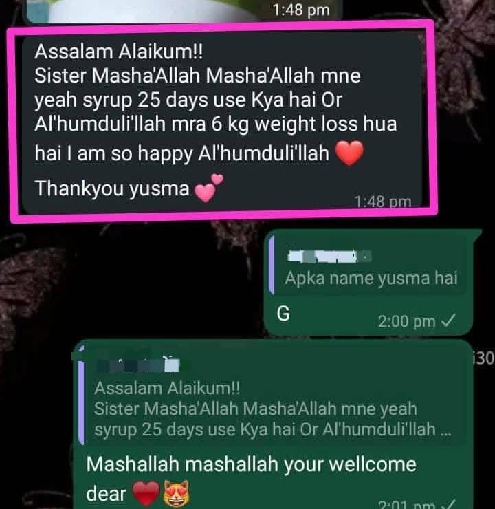 Slim Pro Syrup – 100 percent Herbal Weight Loss Formula | Anabiya Beauty Hub Pakistan