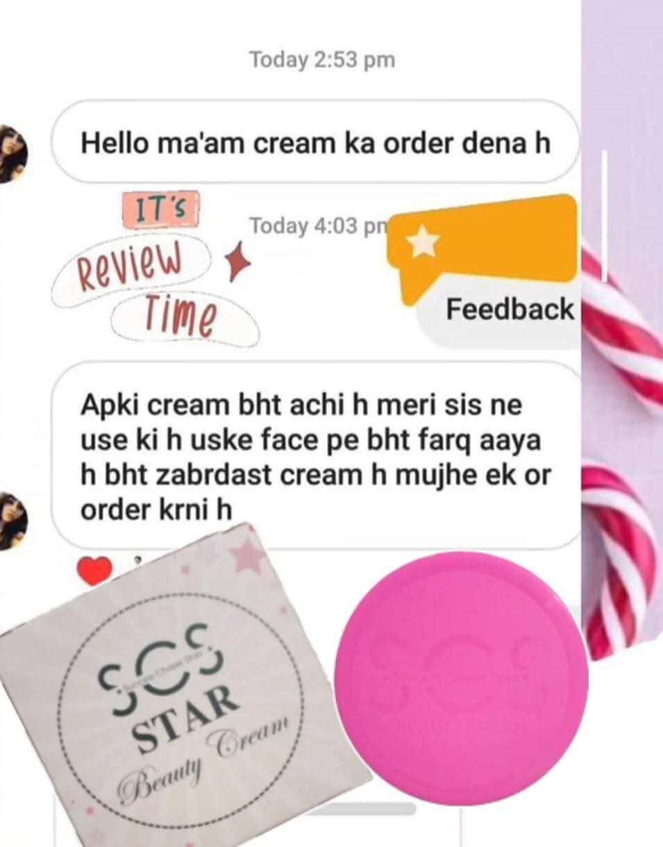 SCS Star Beauty Cream | Whitening Cream | Glowing Skin