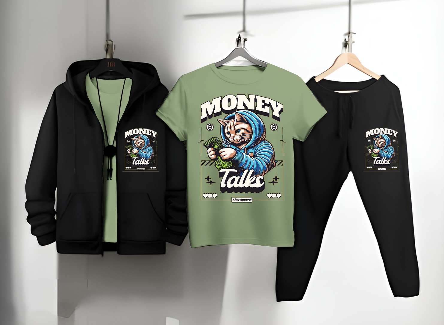 Hoodie Tshirt Trouser