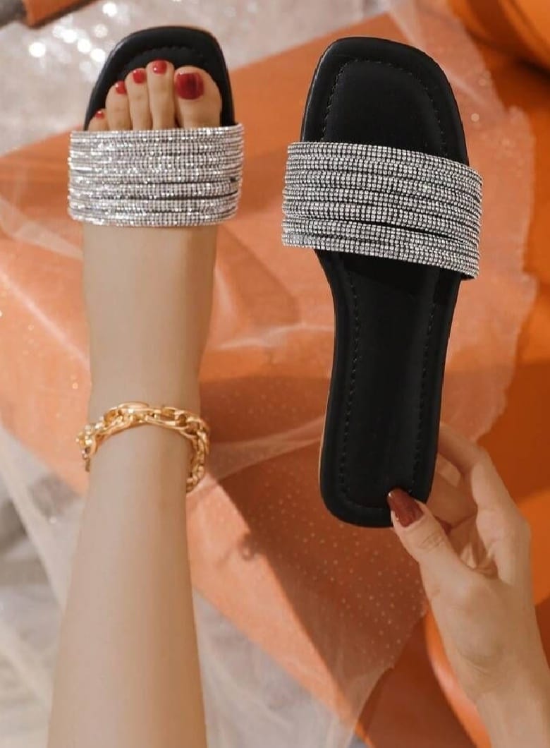 Crystal Luxe Slip-Ons