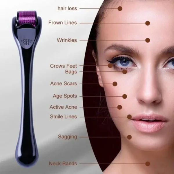 Derma Roller 0.5mm for Hair & Skin Therapy