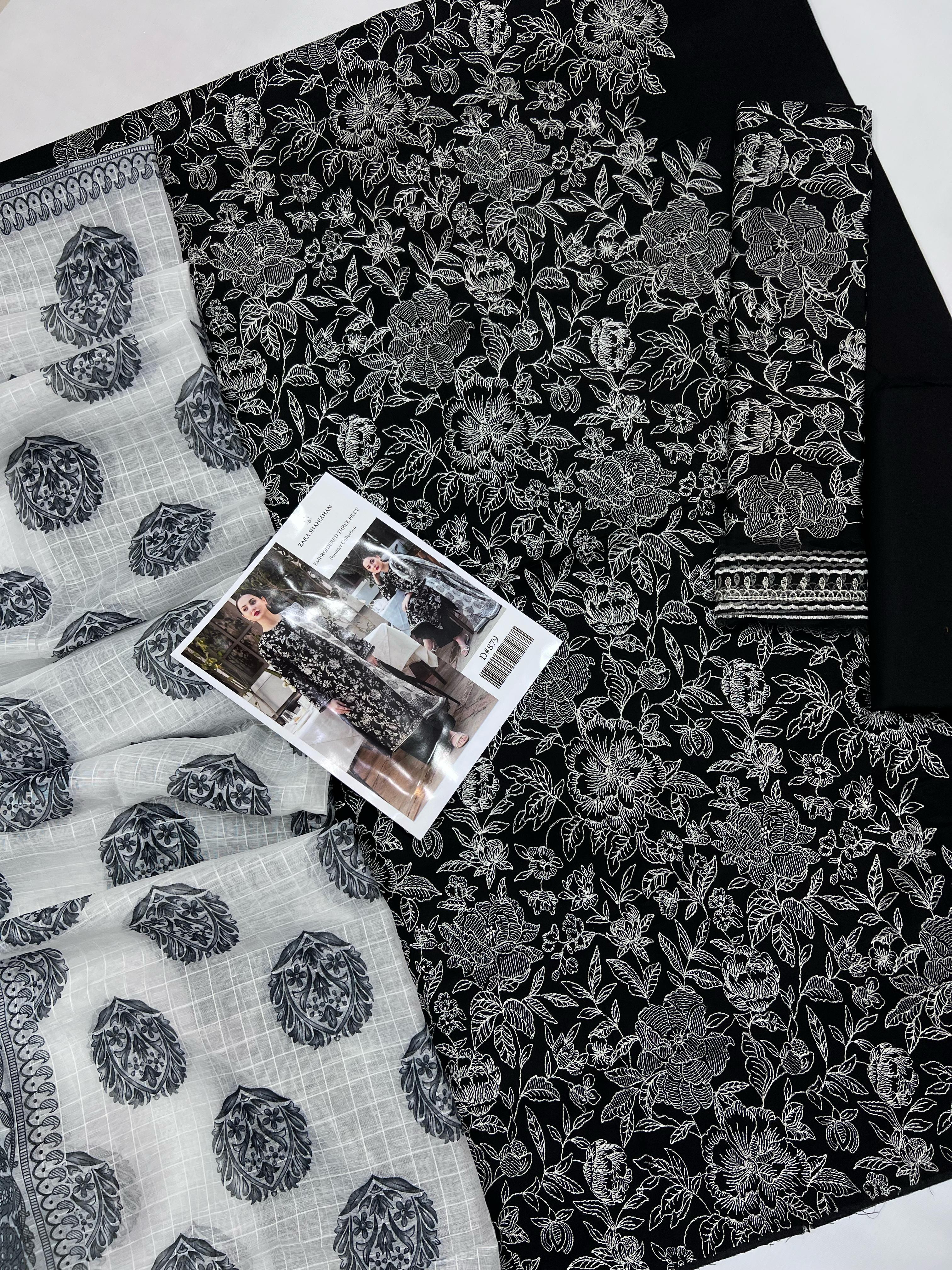 *PRESENTING ZARASHAHJHAN MOST TRENDING NOW AVAILABLE*   *New Arrival Special Eid Collection* Fabric 2