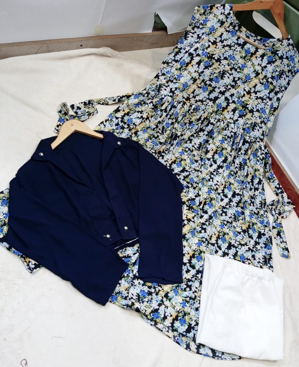 Imported printed maxi with imported koti