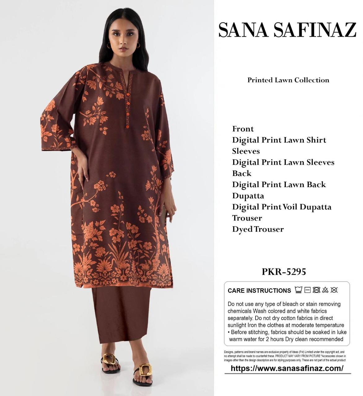 *SANA SAFINAZ LAWN COLLECTION 2025* *FABRIC LAWN 1