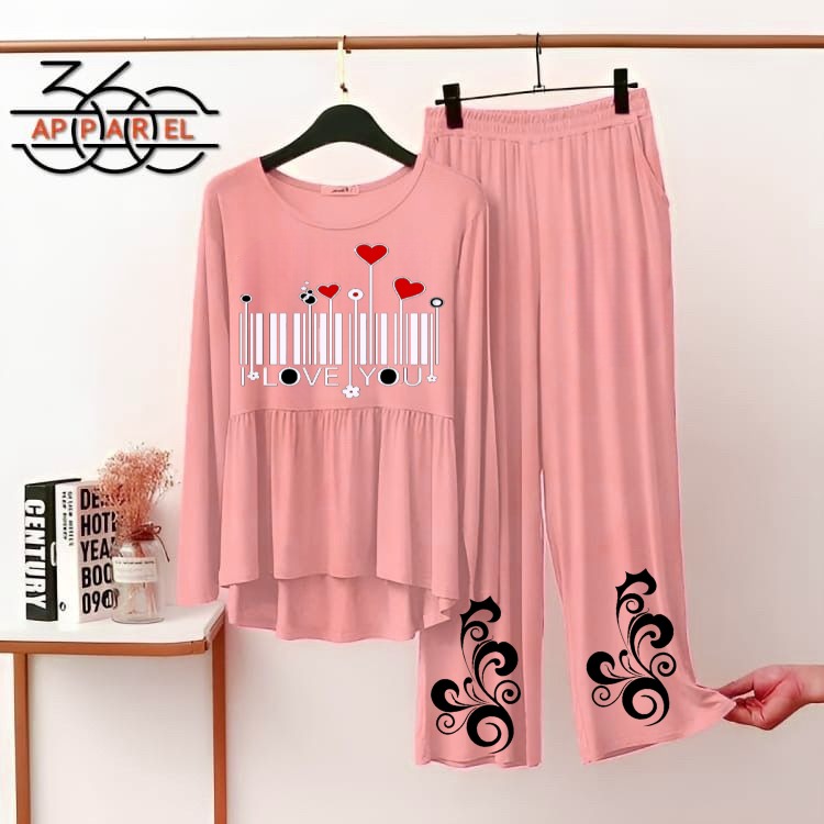 Lounge wear for women peach color