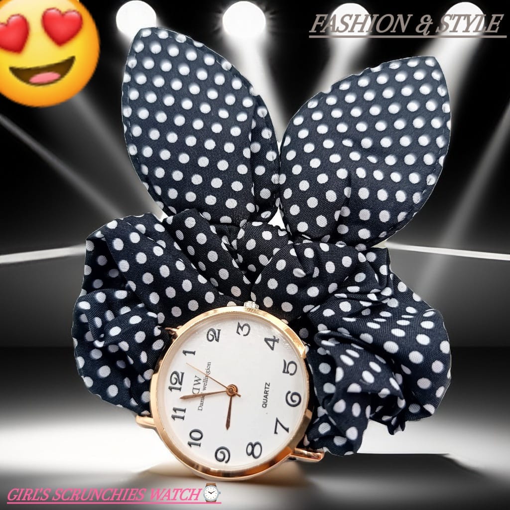 GIRLS SCRUNCHIES WATCH