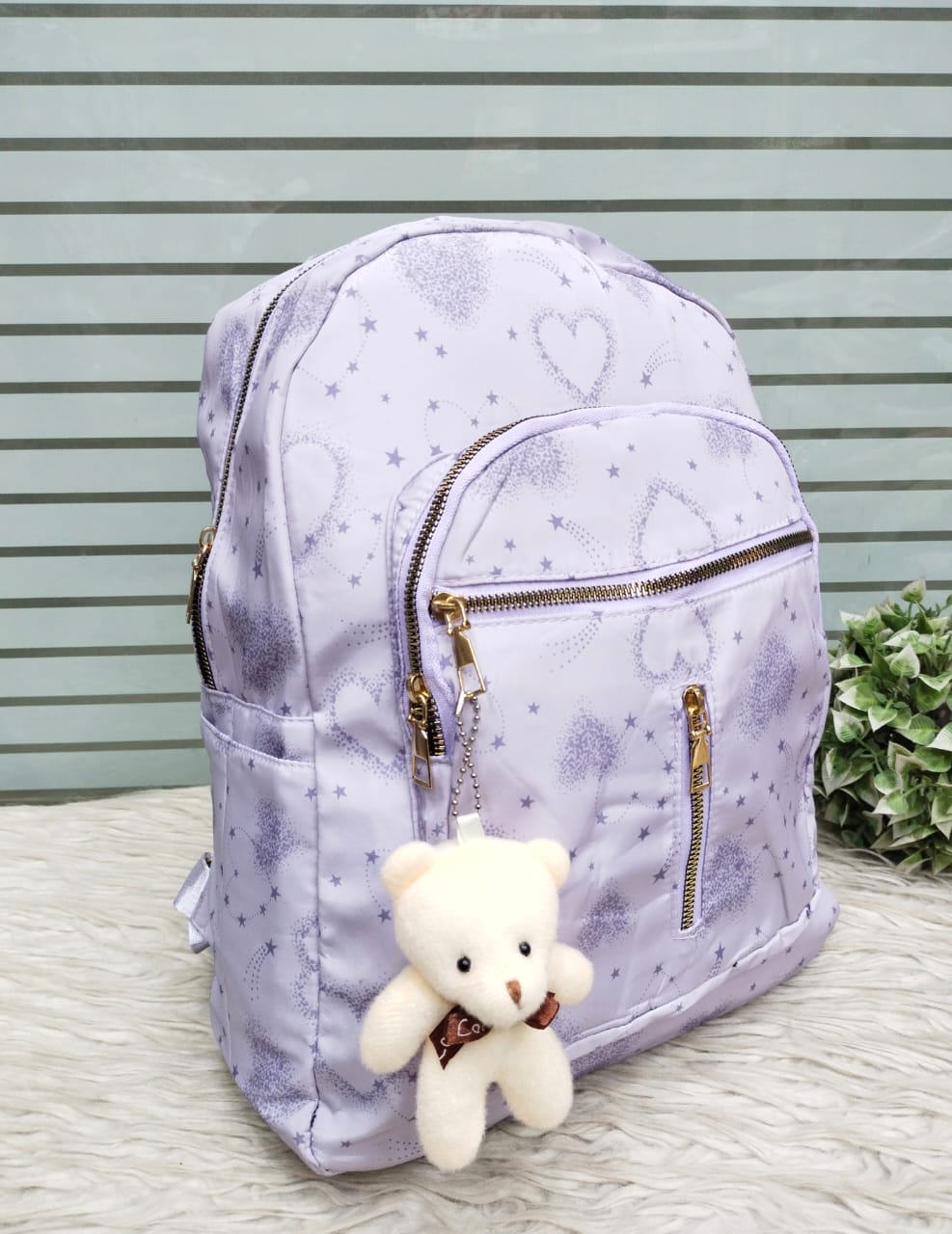 High quality backpack 3zipper