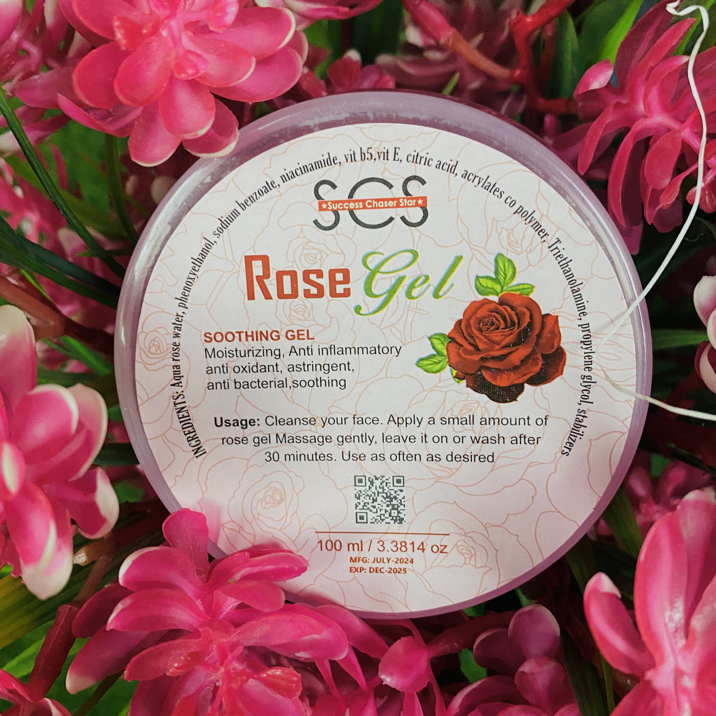 ROSE GEL MASK