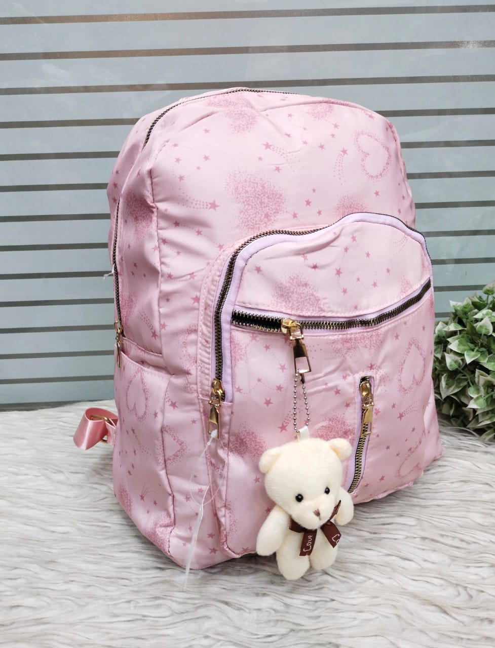 High quality backpack 3zipper