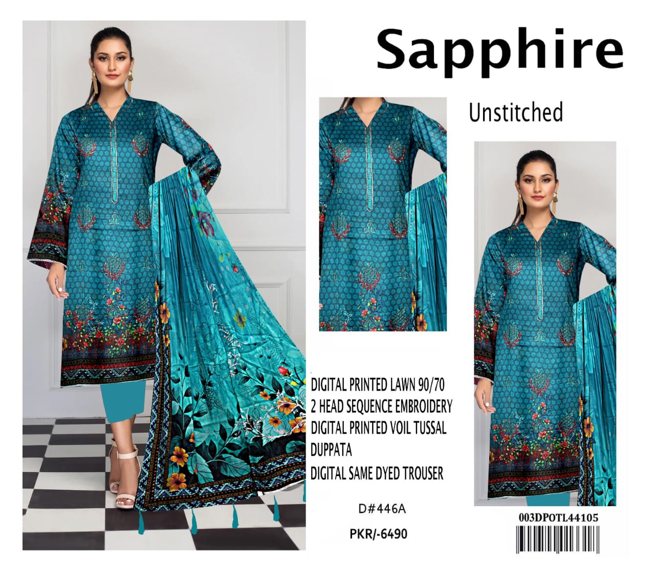 LAWN WITH TASALE DUPATA